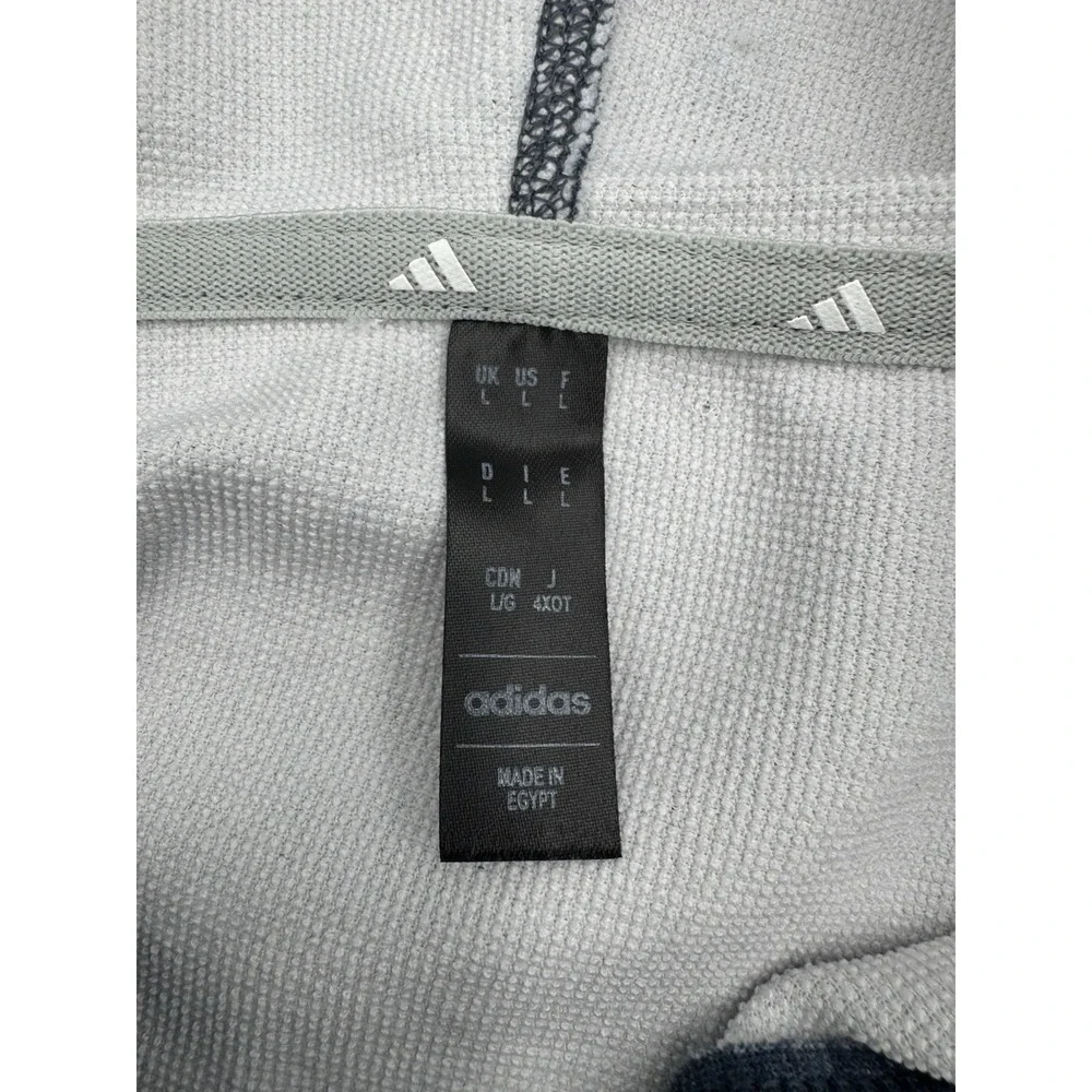 Adidas Women's  Go To Hoodie Sweatshirt Large Crew Navy Heather - Picture 4 of 8